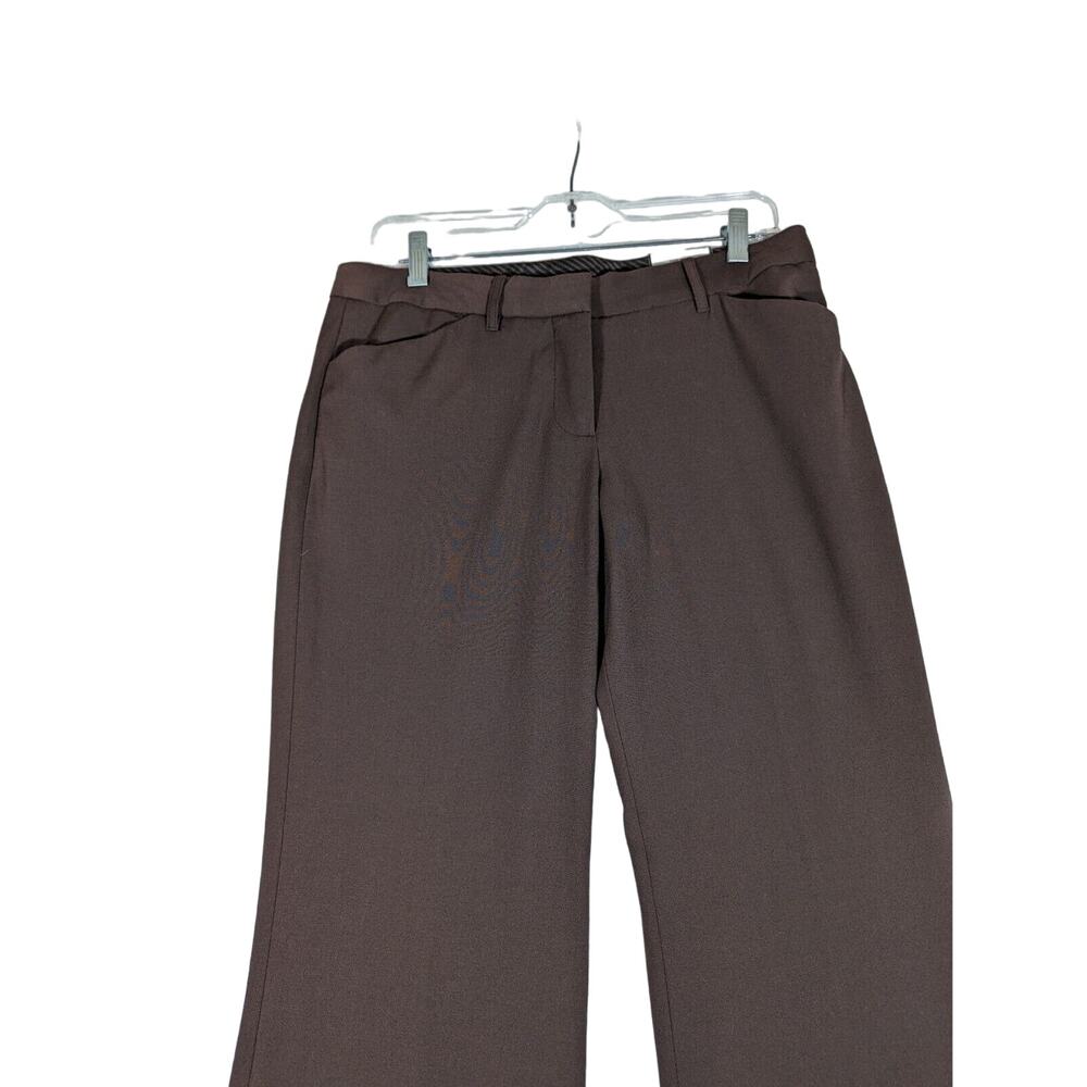 Bay Studios Jessica Brown Pants 10 P.Rise 10" W33 "Ins30.5"Leg Width 19.5" NWT